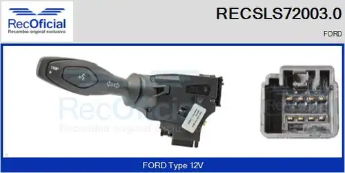 превключвател на кормилната колона RECOFICIAL RECSLS72003.0