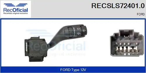 превключвател на кормилната колона RECOFICIAL RECSLS72401.0