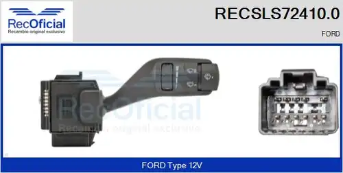 превключвател на кормилната колона RECOFICIAL RECSLS72410.0