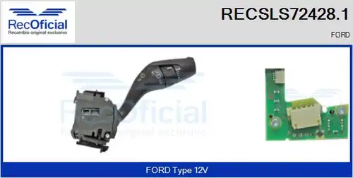 превключвател на кормилната колона RECOFICIAL RECSLS72428.1