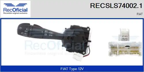 превключвател на кормилната колона RECOFICIAL RECSLS74002.1