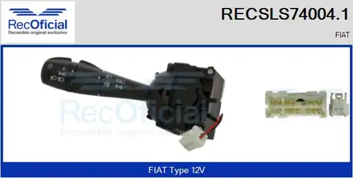 превключвател на кормилната колона RECOFICIAL RECSLS74004.1