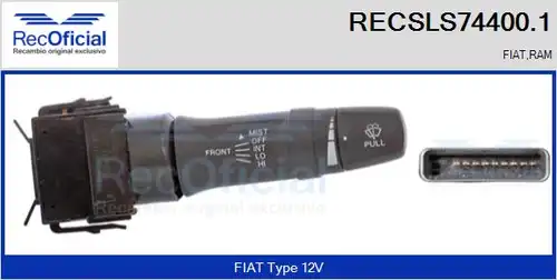 превключвател на кормилната колона RECOFICIAL RECSLS74400.1