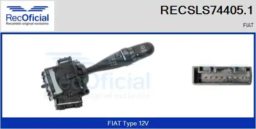 превключвател на кормилната колона RECOFICIAL RECSLS74405.1