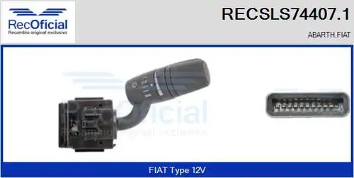 превключвател на кормилната колона RECOFICIAL RECSLS74407.1