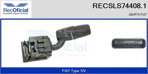 превключвател на кормилната колона RECOFICIAL RECSLS74408.1