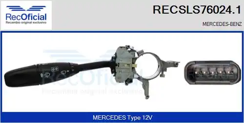 превключвател на кормилната колона RECOFICIAL RECSLS76024.1