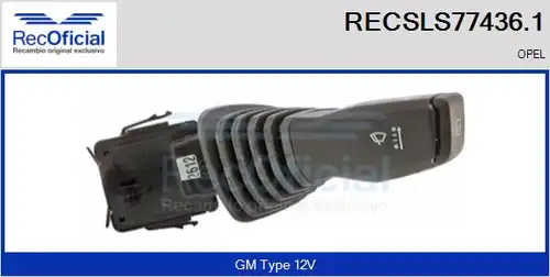 превключвател на кормилната колона RECOFICIAL RECSLS77436.1