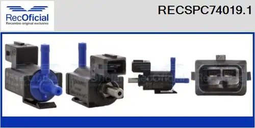 преобразувател на налягане, регулиране на изпускателната сис RECOFICIAL RECSPC74019.1