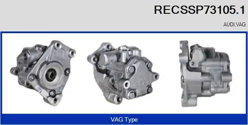 хидравлична помпа, кормилно управление RECOFICIAL RECSSP73105.1