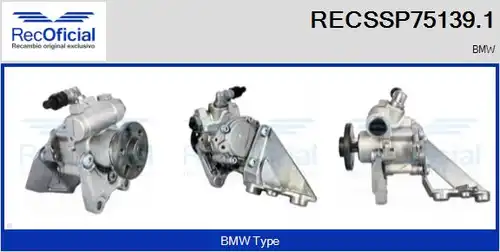 хидравлична помпа, кормилно управление RECOFICIAL RECSSP75139.1