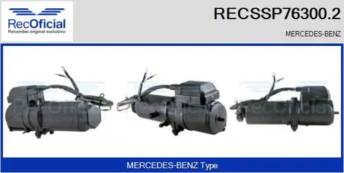 хидравлична помпа, кормилно управление RECOFICIAL RECSSP76300.2