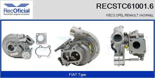 турбина RECOFICIAL RECSTC61001.6