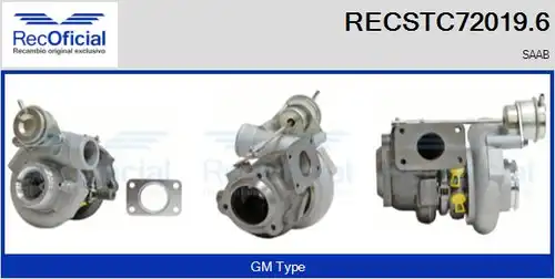 турбина RECOFICIAL RECSTC72019.6