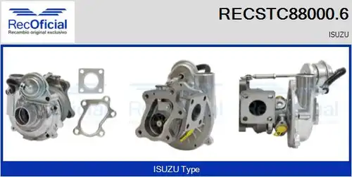 турбина RECOFICIAL RECSTC88000.6