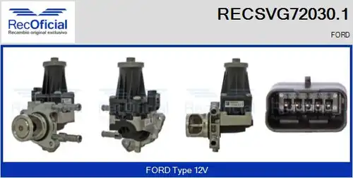 AGR-Клапан RECOFICIAL RECSVG72030.1