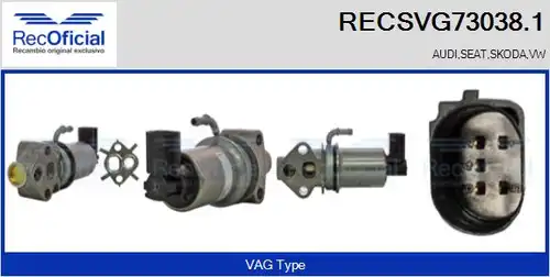 AGR-Клапан RECOFICIAL RECSVG73038.1