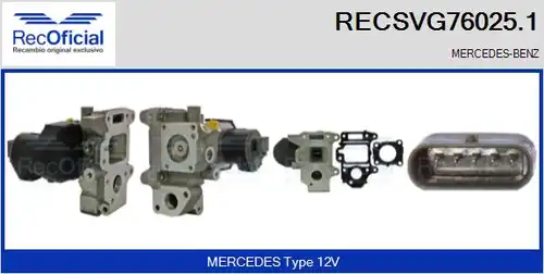 AGR-Клапан RECOFICIAL RECSVG76025.1