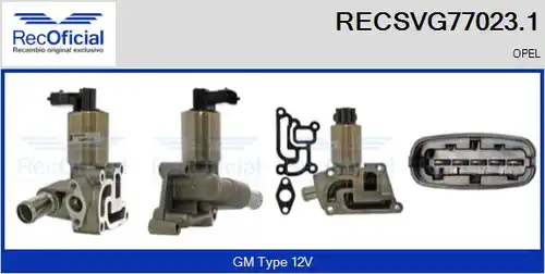 AGR-Клапан RECOFICIAL RECSVG77023.1