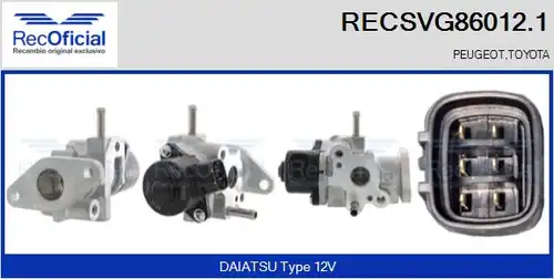 AGR-Клапан RECOFICIAL RECSVG86012.1