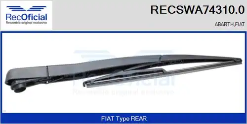 рамо на чистачка, почистване на стъклата RECOFICIAL RECSWA74310.0