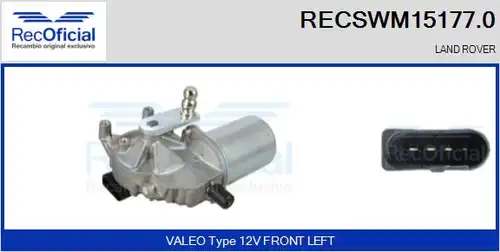 двигател на чистачките RECOFICIAL RECSWM15177.0