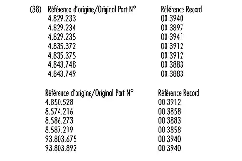 амортисьор RECORD FRANCE 003883