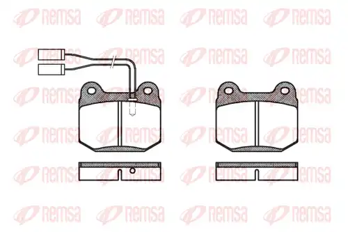 накладки REMSA 0014.01