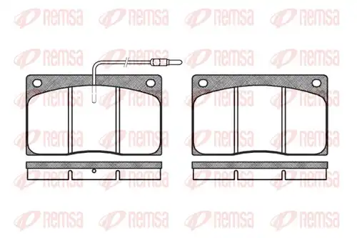накладки REMSA 0044.02
