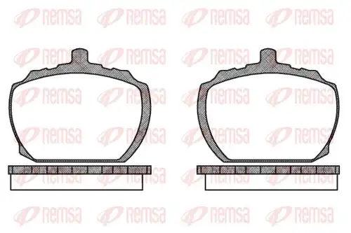накладки REMSA 0058.10
