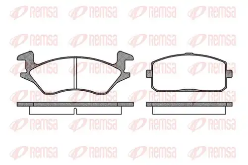 накладки REMSA 0105.10