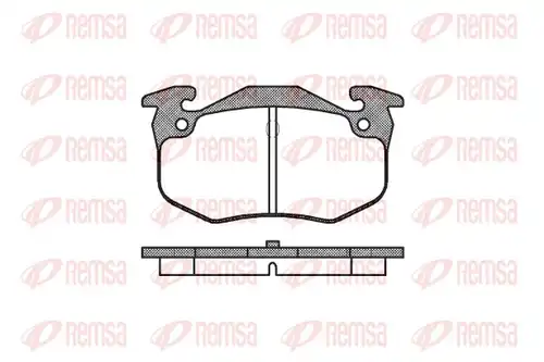 накладки REMSA 0144.60