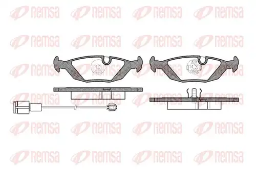 накладки REMSA 0155.02