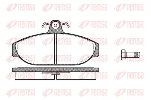 накладки REMSA 0156.00