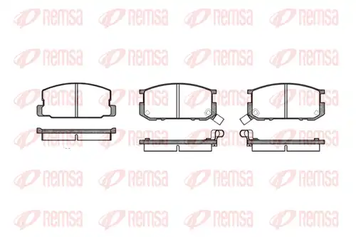 накладки REMSA 0180.02