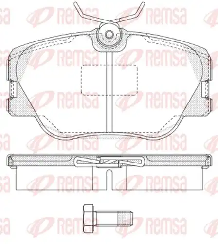 накладки REMSA 0189.00