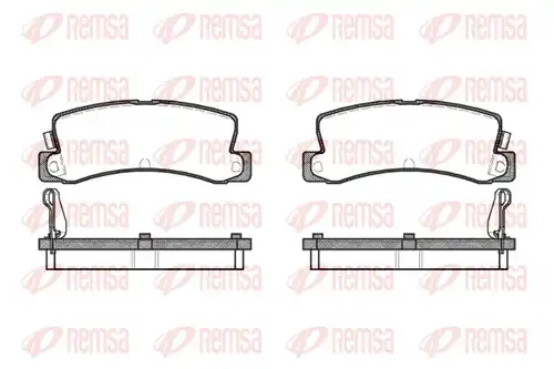 накладки REMSA 0214.04