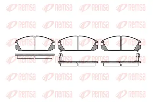 накладки REMSA 0228.02