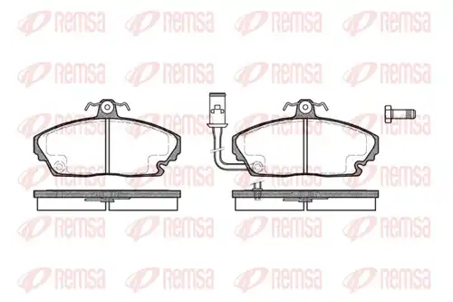 накладки REMSA 0250.01