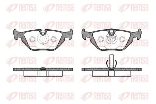 накладки REMSA 0265.50
