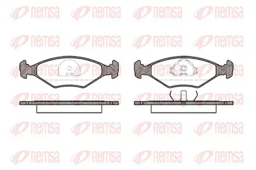 накладки REMSA 0281.10