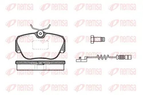 накладки REMSA 0284.02