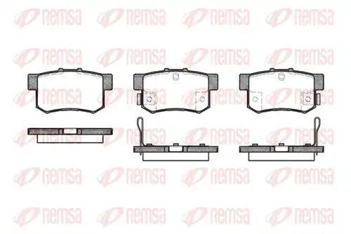 накладки REMSA 0325.32