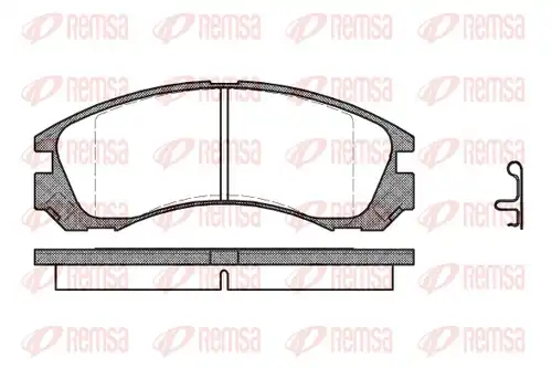 накладки REMSA 0354.22