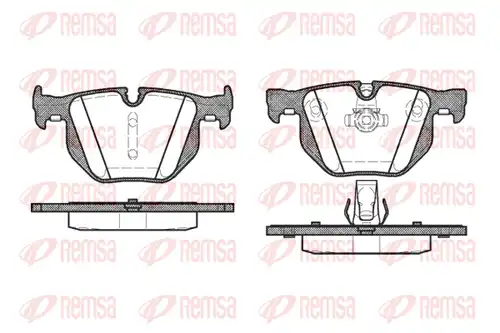 накладки REMSA 0381.60