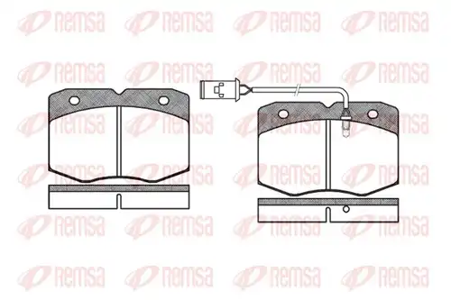 накладки REMSA 0435.02
