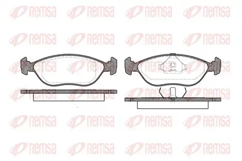 накладки REMSA 0444.00
