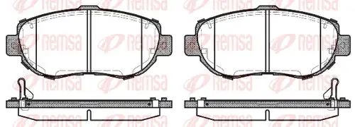 накладки REMSA 0456.14