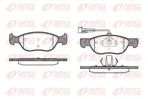 накладки REMSA 0587.12