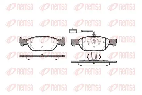 накладки REMSA 0587.22